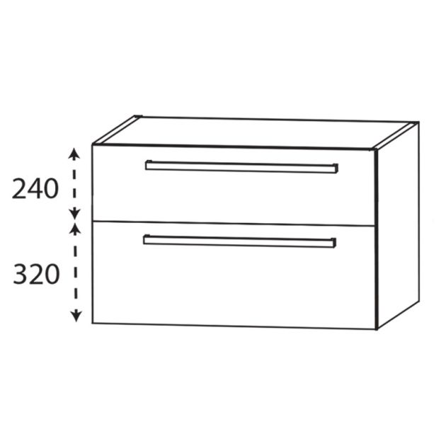 Laguna Platino 2.0 Waschtischunterschrank