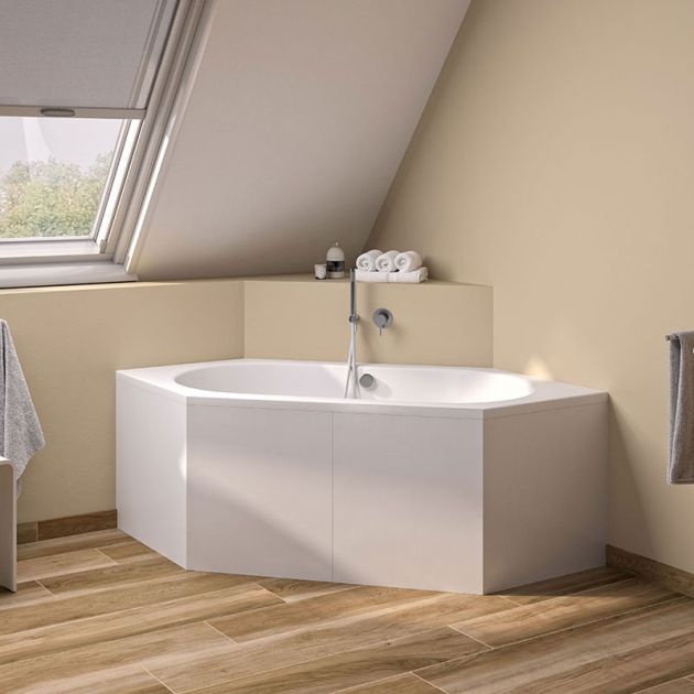 Repabad Alicante Sechseck-Badewanne
