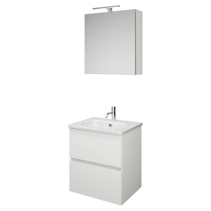 Burgbad Rocio Badmöbel Set 60 cm Weiß Matt