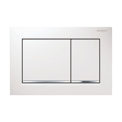 Geberit Omega20 Drückerplatte WC für 2-Mengen-Spülung