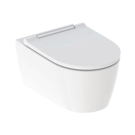 Geberit ONE WC-Set Wand-WC Tiefspüler spülrandlos mit WC-Sitz
