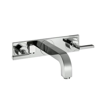Axor Citterio Waschtischarmatur Unterputz mit Auslauf 226 mm, Hebelgriffen
