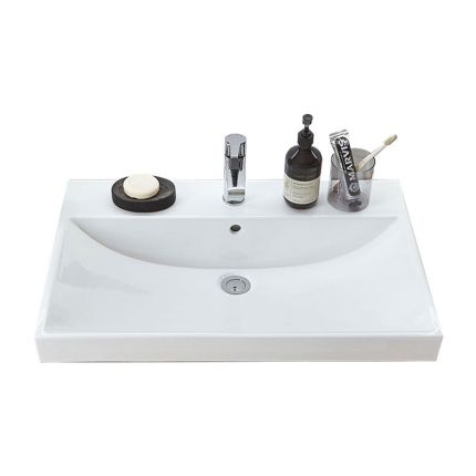 Laguna Platino 2.0 Aufsatzwaschtisch - 71 cm, Frontansicht