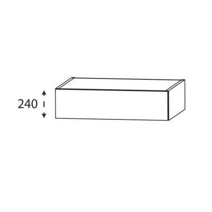Laguna Platino 2.0 Waschtischunterschrank - 70 cm Skizze