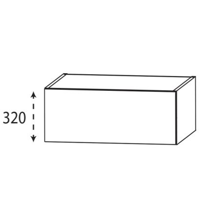 Laguna Platino 2.0 Waschtischunterschrank - 100 cm Skizze