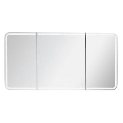 Lanzet Spiegel Spiegelschrank M9- 120 cm, 3 Türen mit LED-Beleuchtung