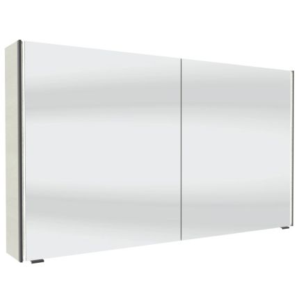 Pelipal Spiegelschränke Spiegelschrank - 123,2 cm, 2 Drehtüren, 4 Glaseinlegeböd