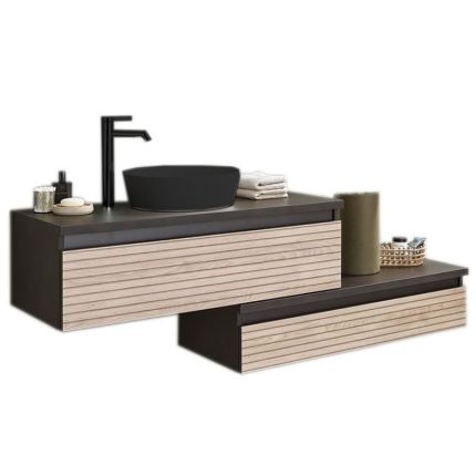 Puris Vialli Waschtisch mit Unterschrank Set 4-1 - 150 cm
