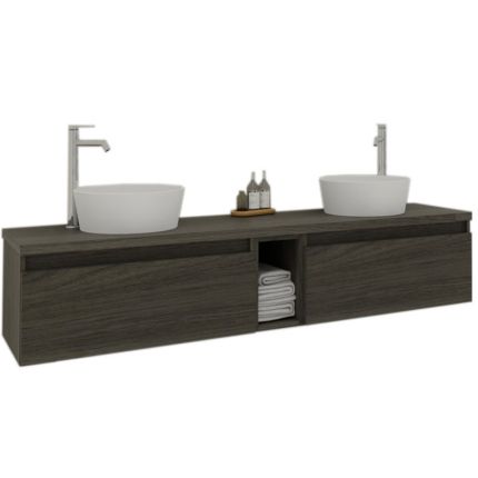 Puris Vialli Waschtisch mit Unterschrank Set 5-1 - 180,8 cm