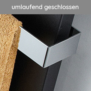 Handtuchhalter: mit Handtuchhalter, 510 mm breit, chrom