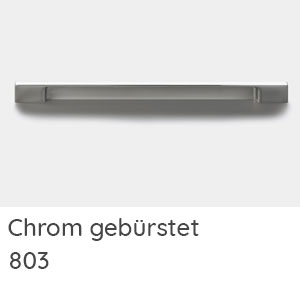 Griffvariante: Griff Chrom gebürstet