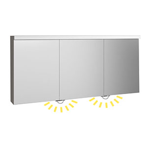 Waschplatz-Beleuchtung: LED - 2,7 Watt, 2 Spots