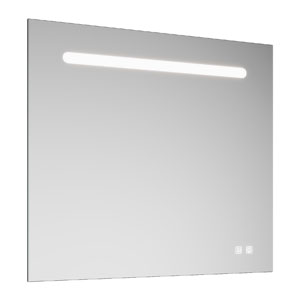 Ausführung Flächenspiegel: 80 cm - LED-Beleuchtung, 10 W, 5700 K, inkl. Spiegelheizung