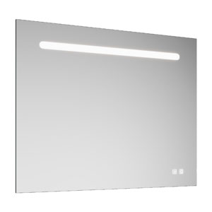 Ausführung Flächenspiegel: 90 cm - LED-Beleuchtung, 10 W, 5700 K, inkl. Spiegelheizung
