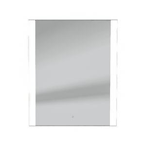 Ausführung Flächenspiegel: 60 cm - LED-Beleuchtung inkl. Touchsensor, 20 Watt, 5700 K