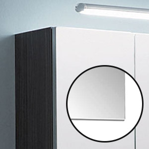 Spiegel / Spiegelschrank: Serie B ohne Facettenschliff, 90 cm Breite