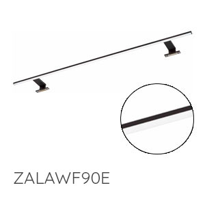 Aufsatzleuchte: LED, 12V, 4,7 W, 3000-6500 K, Breite: 90 cm, schwarz matt