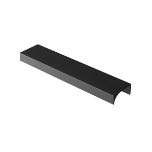 Griffvariante: 18 cm, Schwarz Matt, Griffleiste (3 Griffe)