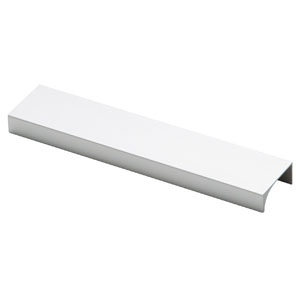 Griffvariante: 18 cm, Alu Matt, Griffleiste (3 Griffe)