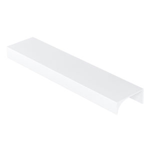 Griffvariante: 18 cm, Weiß Matt, Griffleiste (3 Griffe)