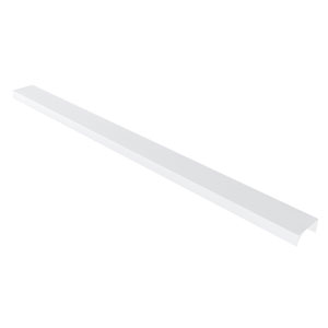 Griffvariante: 55 cm, Weiß Matt, Griffleiste (2 Griffe)