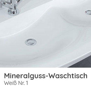 Waschtisch-Typ / -Farbe: STONEPLUS weiß - 932 mm Breite