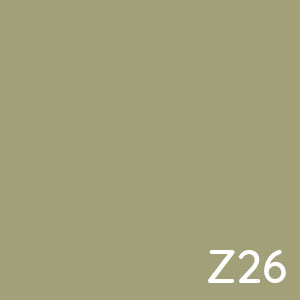 Front- und Korpusfarbe: Indian Green Matt